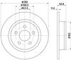 Mintex Brake Discs Rear Solid Set Of 2 MDC2998C 280mm thumbnail