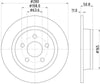 Mintex Brake Discs Rear Solid Set Of 2 MDC2998C 280mm thumbnail
