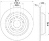 Mintex Brake Discs Rear Solid Set Of 2 MDC3003C 271mm thumbnail