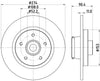 Mintex Brake Discs Rear Solid Set Of 2 MDC3012C 274mm thumbnail