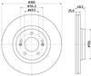 Mintex Brake Discs Front Vented Set Of 2 MDC3026C 305mm thumbnail