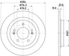 Mintex Brake Discs Rear Solid Set Of 2 MDC3027C 284mm thumbnail