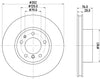 Mintex Brake Discs Front Vented Set Of 2 MDC477 302mm thumbnail