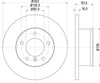 Mintex Brake Discs Front Solid Set Of 2 MDC671 303mm thumbnail