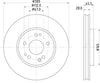 Mintex Brake Discs Front Vented Set Of 2 MDC765 300mm thumbnail