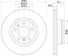 Mintex Brake Discs Front Vented Set Of 2 MDC832 316mm thumbnail