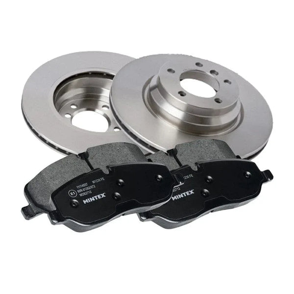 Mintex Front Brake Discs & Pads Full Set – For Ford Focus ST170 – Genuine OEM Spec