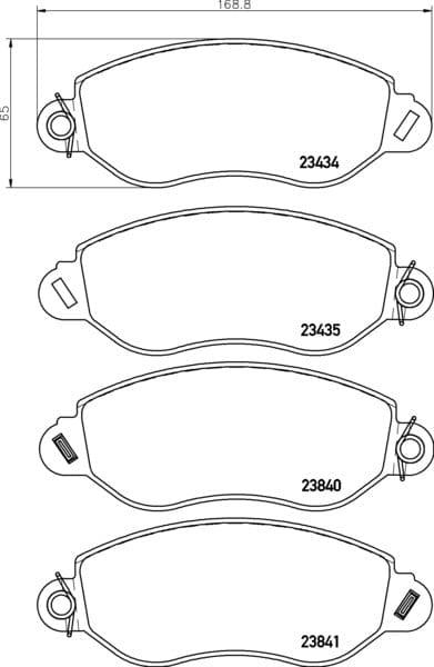 Mintex Brake Discs & Pads Set Vented Front (2 Discs And 4 Pads) MDK0125 - image 3