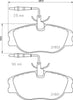 Mintex Brake Discs & Pads Set Vented Front (2 Discs And 4 Pads) MDK0174 thumbnail