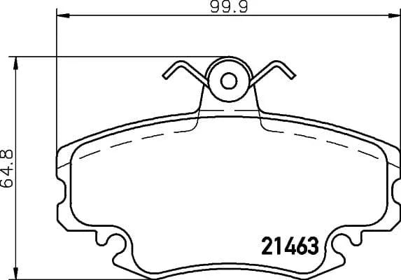 Mintex Brake Discs & Pads Set Solid Front (2 Discs And 4 Pads) MDK0175 - image 3
