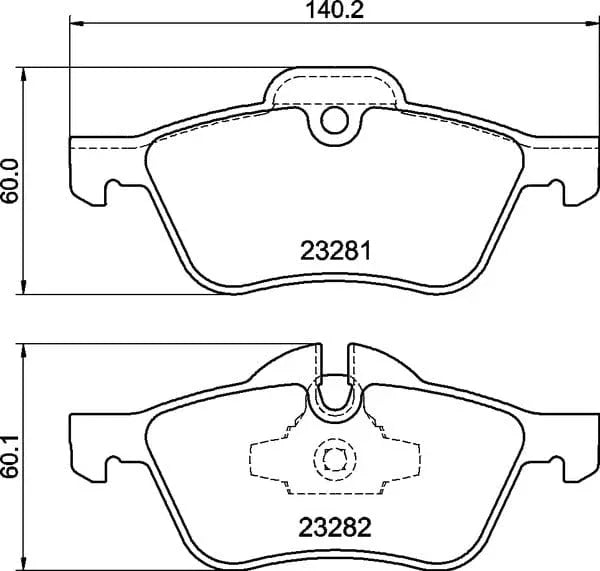 Mintex Brake Discs & Pads Set Vented Front (2 Discs And 4 Pads) MDK0182 - image 4