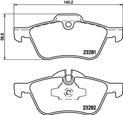 Mintex Brake Discs & Pads Set Vented Front (2 Discs And 4 Pads) MDK0182 - image 3