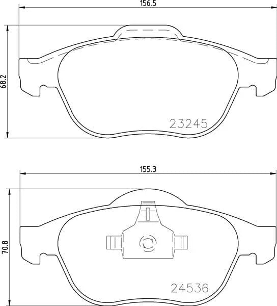Mintex Brake Discs & Pads Set Vented Front (2 Discs And 4 Pads) MDK0189 - image 3