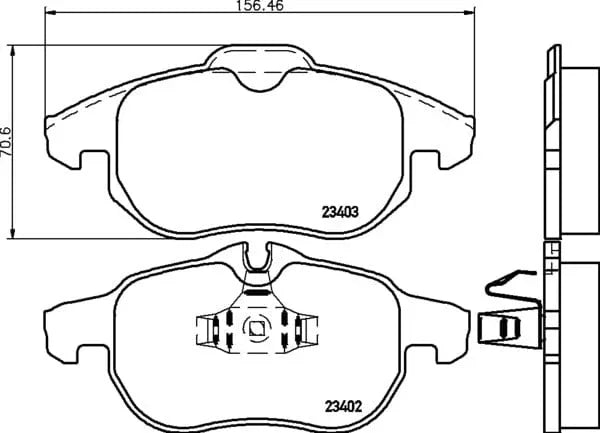 Mintex Brake Discs & Pads Set Vented Front (2 Discs And 4 Pads) MDK0193 - image 4