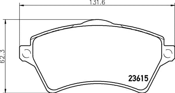 Mintex Brake Discs & Pads Set Vented Front (2 Discs And 4 Pads) MDK0201 - image 4