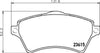 Mintex Brake Discs & Pads Set Vented Front (2 Discs And 4 Pads) MDK0201 thumbnail
