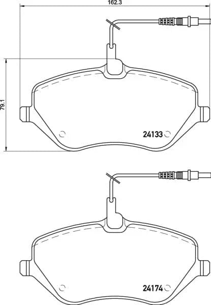 Mintex Brake Discs & Pads Set Vented Front (2 Discs And 4 Pads) MDK0207 - image 3