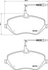 Mintex Brake Discs & Pads Set Vented Front (2 Discs And 4 Pads) MDK0207 thumbnail