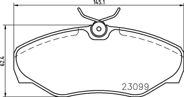 Mintex Brake Discs & Pads Set Vented Front (2 Discs And 4 Pads) MDK0215 - image 4