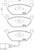 Mintex Brake Discs & Pads Set Vented Front (2 Discs And 4 Pads) MDK0219 thumbnail