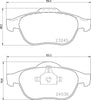 Mintex Brake Discs & Pads Set Vented Front (2 Discs And 4 Pads) MDK0228 thumbnail