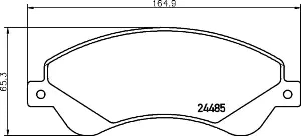 Mintex Brake Discs & Pads Set Vented Front (2 Discs And 4 Pads) MDK0237 - image 4