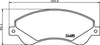 Mintex Brake Discs & Pads Set Vented Front (2 Discs And 4 Pads) MDK0237 thumbnail