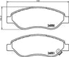 Mintex Brake Discs & Pads Set Vented Front (2 Discs And 4 Pads) MDK0242 thumbnail