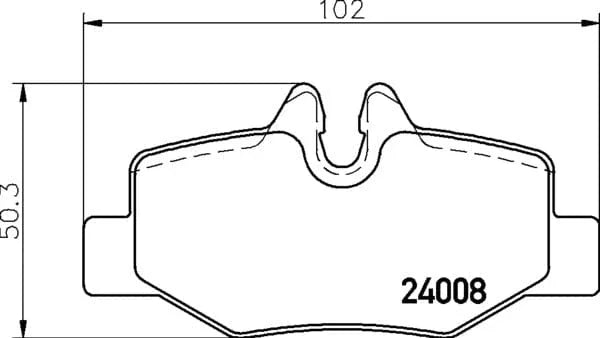 Mintex Brake Discs & Pads Set Solid Rear (2 Discs And 4 Pads) MDK0246 - image 4