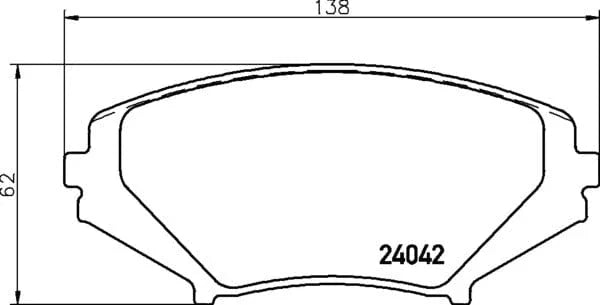 Mintex Brake Discs & Pads Set Vented Front (2 Discs And 4 Pads) MDK0250 - image 4