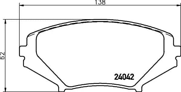 Mintex Brake Discs & Pads Set Vented Front (2 Discs And 4 Pads) MDK0250 - image 3