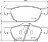 Mintex Brake Discs & Pads Set Vented Front (2 Discs And 4 Pads) MDK0260 thumbnail