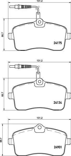 Mintex Brake Discs & Pads Set Vented Front (2 Discs And 4 Pads) MDK0264 - image 3