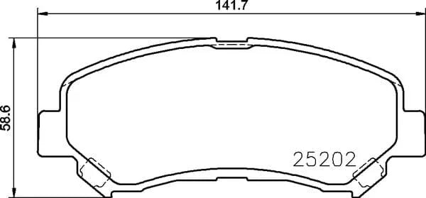 Mintex Brake Discs & Pads Set Vented Front (2 Discs And 4 Pads) MDK0265 - image 4