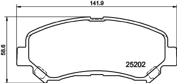 Mintex Brake Discs & Pads Set Vented Front (2 Discs And 4 Pads) MDK0265 - image 3