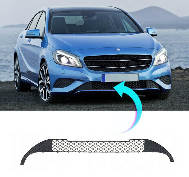 Fits Mercedes A-Class W176 2012-2015 Front Bumper Lower Centre Grille - image 3