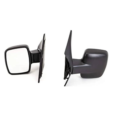 Fits Mercedes Benz Vito (638) 1996-2003 Door Wing Mirror Manual Black Passenger Side - tradevehicleparts.co.uk