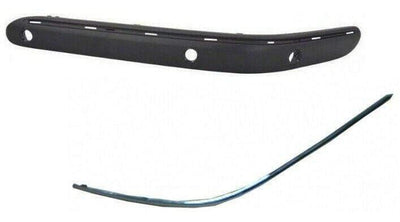 Fits Mercedes C Class W203 2001-2006 Front Bumper Moulding Pdc & Chrome Trim Left - tradevehicleparts.co.uk