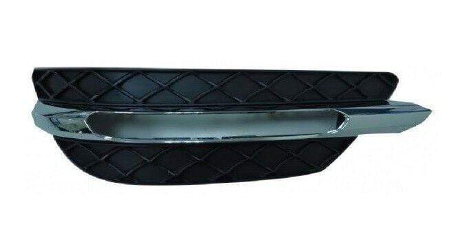 Mercedes C-Class W204 Saloon 2011-2014 Fog Grille With Chrome Moulding Driver Side