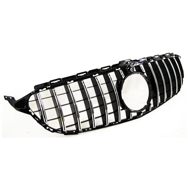 Fits Mercedes C Class W205 2014-2018 Front Bumper Grille Black & Chrome Sport C63 Sport - image 4
