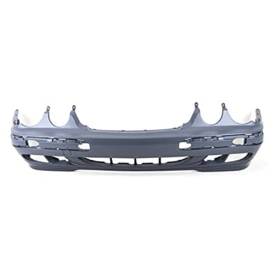 Fits Mercedes E Class W210 S210 1999-2002 Front Bumper Primed Elegance/Avantgarde No Washer Holes - tradevehicleparts.co.uk