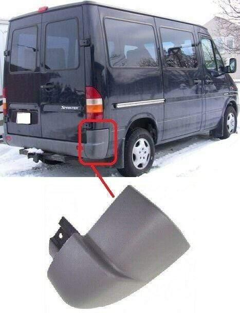 Fits Mercedes Sprinter 1995-2006 Rear Bumper Corner End Cap Driver Side With Bracket