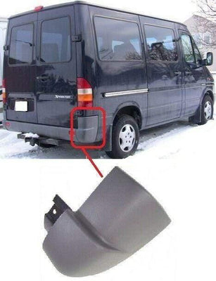 Fits Mercedes Sprinter 1995-2006 Rear Bumper Corner End Cap Driver Side With Bracket - tradevehicleparts.co.uk