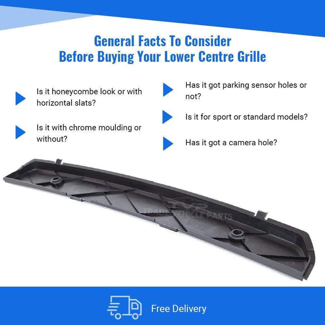 Fits Mercedes Sprinter 2006-2013 Front Bumper Step / Grille Lower Centre  - image 4