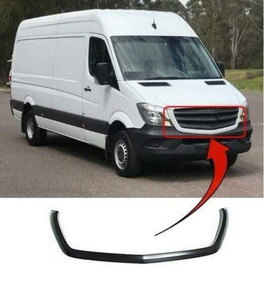 Fits Mercedes Sprinter Ncv3 2013-2018 Front Grille Frame Surround Mat Black 9068880051 - tradevehicleparts.co.uk