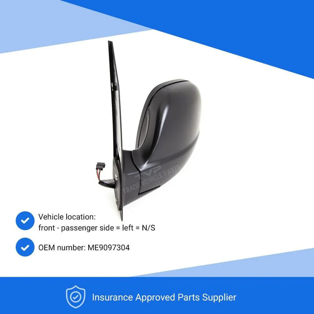 Fits Mercedes Vito (639) 2003-2010 Door Wing Mirror Heated Electric Black Passenger Side - image 3