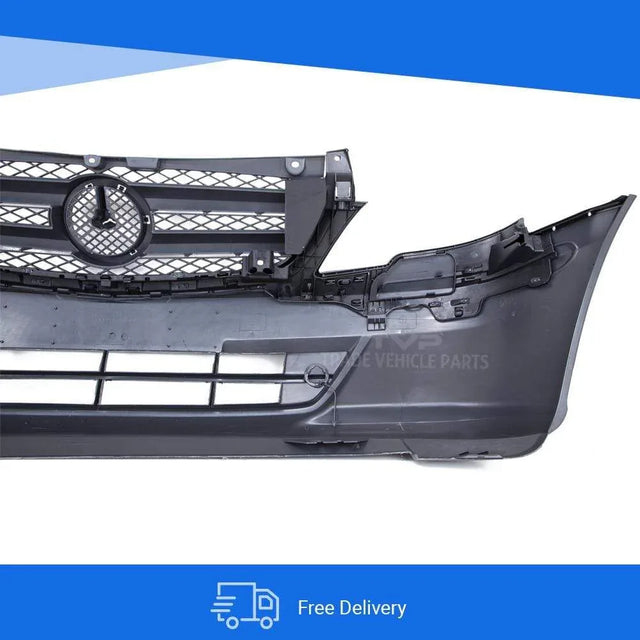 Fits Mercedes Vito W639 2010-2015 Front Bumper Dark Grey Textured No Pdc Or Fog Holes - image 7