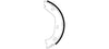 Mintex Parking Brake Shoes Set Of 4 Rear MFR108 thumbnail