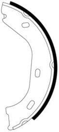 Mintex Parking Brake Shoes Set Of 4 Rear MFR108 - image 4