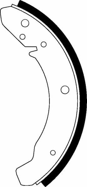 Mintex Brake Shoes Full Set Of 4 Front Or Rear MFR13 - image 4